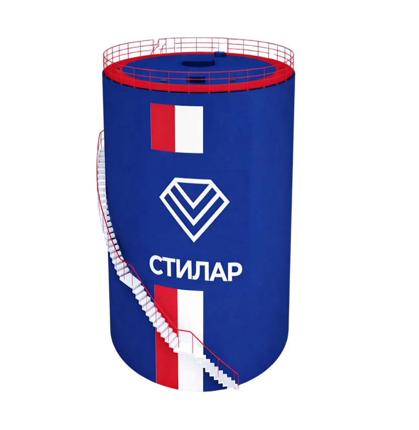 Цельносварной резервуар РВС для битума 5 м³ от завода-производителя